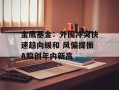 金鹰基金：外围冲突快速趋向缓和 风偏提振A股创年内新高