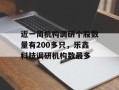 近一周机构调研个股数量有200多只，乐鑫科技调研机构数最多