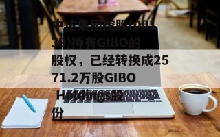 中达集团控股(00139)持有GIBO的股权，已经转换成2571.2万股GIBO Holdings股份
