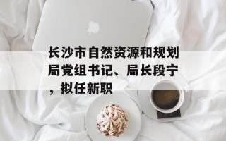 长沙市自然资源和规划局党组书记、局长段宁，拟任新职