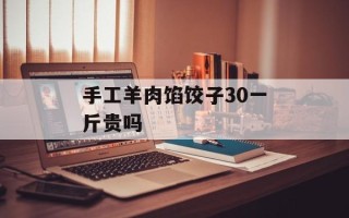 手工羊肉馅饺子30一斤贵吗