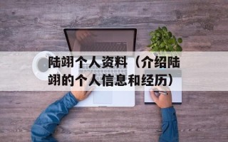 陆翊个人资料（介绍陆翊的个人信息和经历）