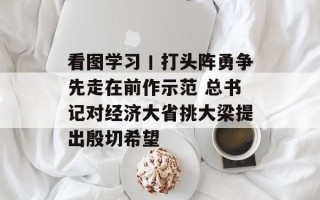 看图学习丨打头阵勇争先走在前作示范 总书记对经济大省挑大梁提出殷切希望