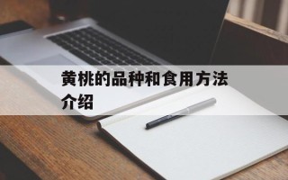 黄桃的品种和食用方法介绍
