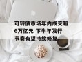 可转债市场年内成交超6万亿元 下半年发行节奏有望持续修复