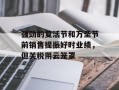 强劲的复活节和万圣节前销售提振好时业绩，但关税阴云笼罩