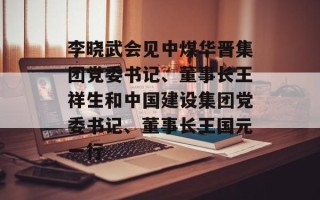 李晓武会见中煤华晋集团党委书记、董事长王祥生和中国建设集团党委书记、董事长王国元一行