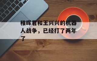 稚晖君和王兴兴的机器人战争，已经打了两年了