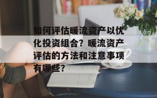 如何评估暖流资产以优化投资组合？暖流资产评估的方法和注意事项有哪些？