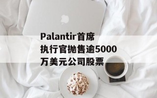 Palantir首席执行官抛售逾5000万美元公司股票