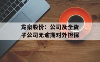 龙泉股份：公司及全资子公司无逾期对外担保