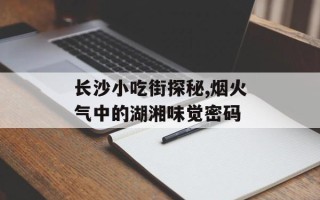 长沙小吃街探秘,烟火气中的湖湘味觉密码