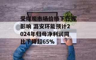 受煤炭市场价格下行等影响 潞安环能预计2024年归母净利润同比下降超65%