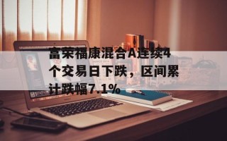 富荣福康混合A连续4个交易日下跌，区间累计跌幅7.1%