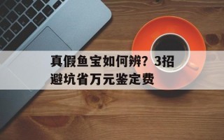 真假鱼宝如何辨？3招避坑省万元鉴定费