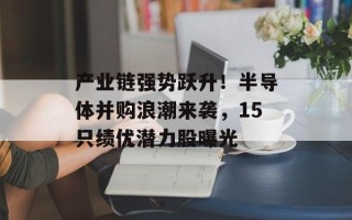 产业链强势跃升！半导体并购浪潮来袭，15只绩优潜力股曝光