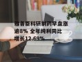 雅各臣科研制药早盘涨逾8% 全年纯利同比增长12.69%