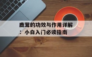 鹿茸的功效与作用详解：小白入门必读指南