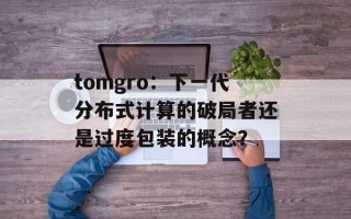 tomgro：下一代分布式计算的破局者还是过度包装的概念？