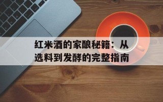 红米酒的家酿秘籍：从选料到发酵的完整指南