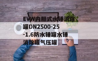 EVW内胆式水锤消除罐DN *** 0-25-1.6防水锤罐水锤消除罐气压罐
