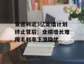 安德利近3亿定增计划终止背后：业绩增长难掩毛利率下滑隐忧