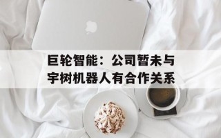 巨轮智能：公司暂未与宇树机器人有合作关系