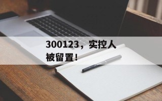 300123，实控人被留置！