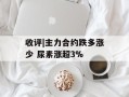 收评|主力合约跌多涨少 尿素涨超3%