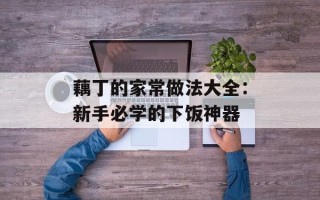 藕丁的家常做法大全：新手必学的下饭神器