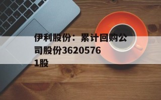 伊利股份：累计回购公司股份36205761股
