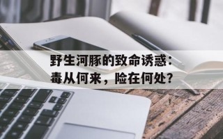 野生河豚的致命诱惑：毒从何来，险在何处？