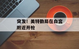 突发！美特勤局在白宫附近开枪
