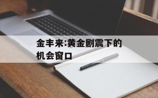 金丰来:黄金剧震下的机会窗口