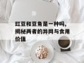 豇豆和豆角是一种吗,揭秘两者的异同与食用价值