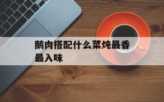 鹅肉搭配什么菜炖最香最入味