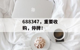 688347，重要收购，停牌！