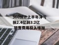 360预计上半年净亏损2.4亿到3.2亿 销售费用投入增加