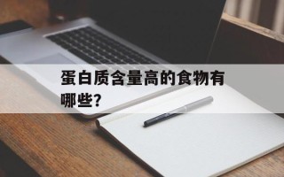 蛋白质含量高的食物有哪些？