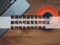 美国和英国警告称阿联酋境内可能发生针对以色列相关场所的袭击