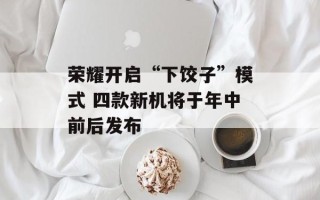 荣耀开启“下饺子”模式 四款新机将于年中前后发布