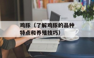 鸡豚（了解鸡豚的品种特点和养殖技巧）