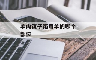 羊肉饺子馅用羊的哪个部位