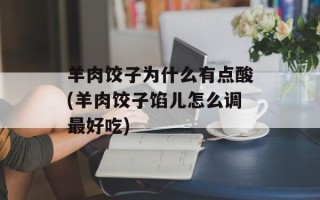 羊肉饺子为什么有点酸(羊肉饺子馅儿怎么调最好吃)