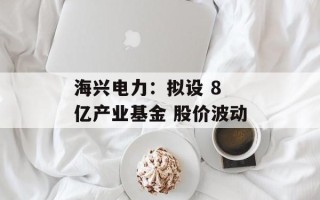 海兴电力：拟设 8 亿产业基金 股价波动