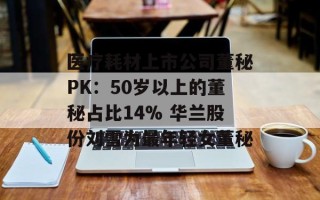 医疗耗材上市公司董秘PK：50岁以上的董秘占比14% 华兰股份刘雪为最年轻女董秘