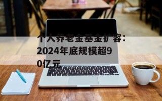 个人养老金基金扩容：2024年底规模超90亿元