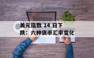 美元指数 14 日下跌：六种货币汇率变化