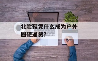 北脸鞋凭什么成为户外圈硬通货？