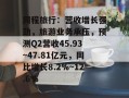 同程旅行：营收增长强劲，旅游业务承压，预测Q2营收45.93~47.81亿元，同比增长8.2%~12.6%